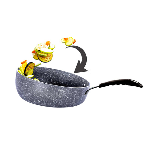  BH/1401N, Sartén abatible de 26 cm, Gris, Sartén abatible de 26 cm, Sartén, Sartén abatible, Sartén, Batería de cocina, Cocina, Sartenes, Sartén doble