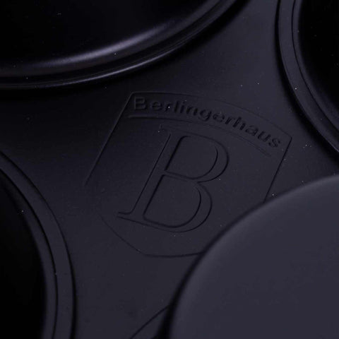  BH/1436, Molde para muffins de 12 tazas, Negro, Utensilios para hornear, Molde para muffins de 12 tazas, Molde para muffins, Muffin, Horneado