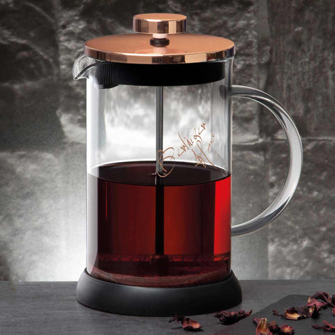 BH/1494, Cafetera de émbolo para café y té de 600 ml, Oro rosa, Cafetera de émbolo para café y té, Cafetera de émbolo para café y té, Prensa francesa, Electrodomésticos de cocina, Cafetera