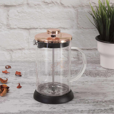  BH/1494, Cafetera de émbolo para café y té de 600 ml, Oro rosa, Cafetera de émbolo para café y té, Cafetera de émbolo para café y té, Prensa francesa, Electrodomésticos de cocina, Cafetera
