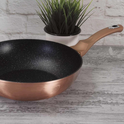  BH/1512N,BH/1512NPR,Wok 28cm,Oro rosa,Wok 28 cm,wok,utensilios de cocina,cocinar,Sartenes