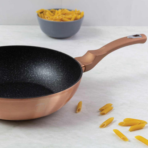  BH/1512NPR,BH/1512N,Wok 28cm,Oro rosa,Wok 28 cm,wok,utensilios de cocina,cocinar,Sartenes