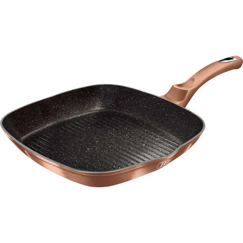 BH/1521N, BH/1521NPR, BH/1521WM, BH/1950, Sartén para parrilla de 28 cm, Oro rosa, Sartén para parrilla de 28 cm, Sartén, Sartén para freír, Sartén para parrilla, Batería de cocina, Cocina, Sartenes