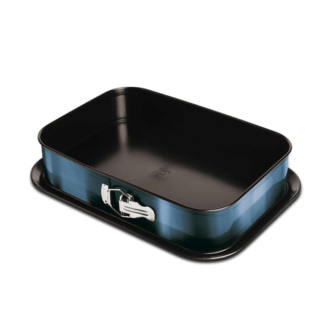  BH/1552A,BH/1552,Molde desmontable rectangular 39x27cm,Aguamarina,Azul,utensilios para hornear,molde desmontable rectangular,molde desmontable cuadrado,pastel,acoplamiento,horneado,Molde desmontable