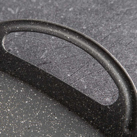  BH/1593, Parrilla de 47 cm, Madera, Gris, Parrilla, Parrilla, Mango de silicona