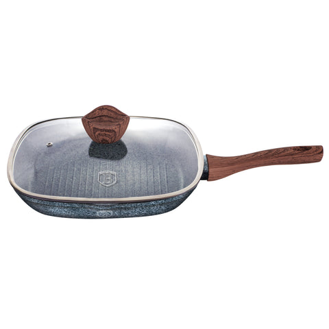 Sartén grill con tapa 28cm