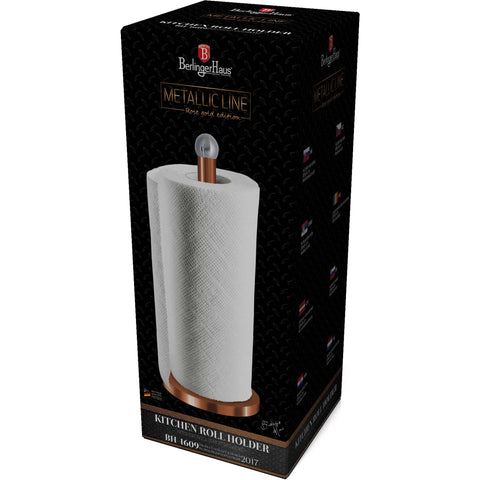  BH/1609, Portarrollos de cocina, Oro rosa, Portarrollos de papel, Utensilios de cocina