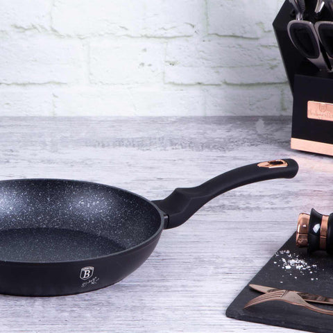  BH/1635N, BH/1635NPR, BH/1952, BH/8347, Sartén de 28 cm, Negro, Oro rosa, Sartén de 28 cm, Sartén, Sartén, Utensilios de cocina, Cocina, Sartenes