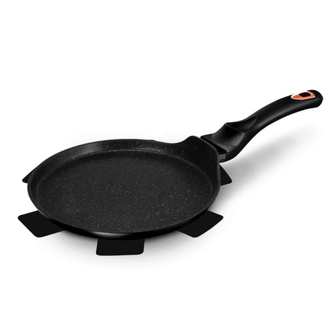 BH/1639NPR, RENEW, BH/1639N, sartén para panqueques de 25 cm, negra, oro rosa, sartén para panqueques de 25 cm, sartén para panqueques, utensilios de cocina, cocinar