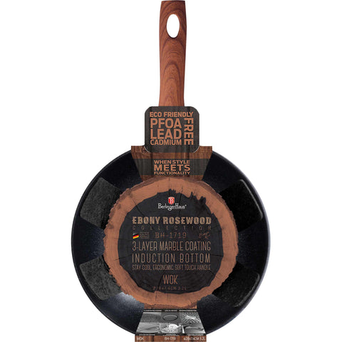  BH/1719, Wok 28cm, Palisandro, Negro, Wok 28 cm, Wok, Batería de cocina, Cocina, Sartenes