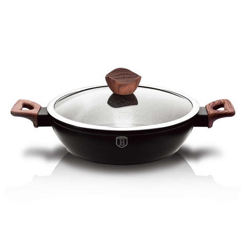  BH/1739, Olla baja con tapa 28cm, Palisandro, Negro, Olla baja 28 cm, Olla baja, Olla baja con tapa, Olla, Utensilios de cocina, Cocina, Ollas y cazuelas