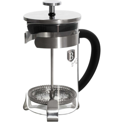 BH/1786A, BH/1786, Cafetera de émbolo para café y té de 350 ml, acero inoxidable, cafetera de émbolo para café y té, cafetera de émbolo para café y té, prensa francesa