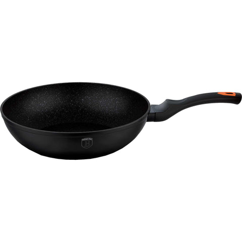 wok, utensilios de cocina, cocinar, wok de 28 cm, negro, BH/1796