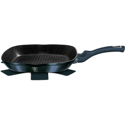  BH/1873,BH/1873NPR,BH/7151,Sartén para parrilla de 28 cm,Aguamarina,Azul,Sartén para parrilla de 28 cm,Sartén,Sartén para freír,Sartén para parrilla,Utensilios de cocina,Cocinar,Sartenes