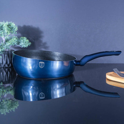  BH/1881, BH/1881F, Sartén abatible de 26 cm, aguamarina, azul, sartén abatible de 26 cm, sartén, sartén abatible, sartén, utensilios de cocina, cocina,Berlinger Haus, Promintra