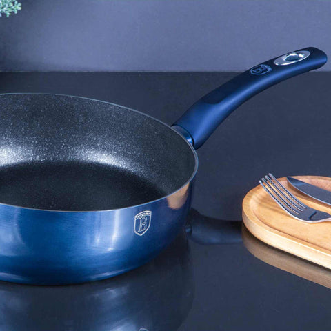  BH/1881, BH/1881F, Sartén abatible de 26 cm, aguamarina, azul, sartén abatible de 26 cm, sartén, sartén abatible, sartén, utensilios de cocina, cocina,Berlinger Haus, Promintra