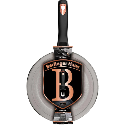 BH/1951, BH/1951NO-6, BH/1634N, Sartén de 24 cm con mango desmontable, Negro, Oro rosa, Sartén de 24 cm, Mango desmontable, Batería de cocina inteligente, Sartén, Batería de cocina, Cocina, Sartenes, Sartén con mango desmontable