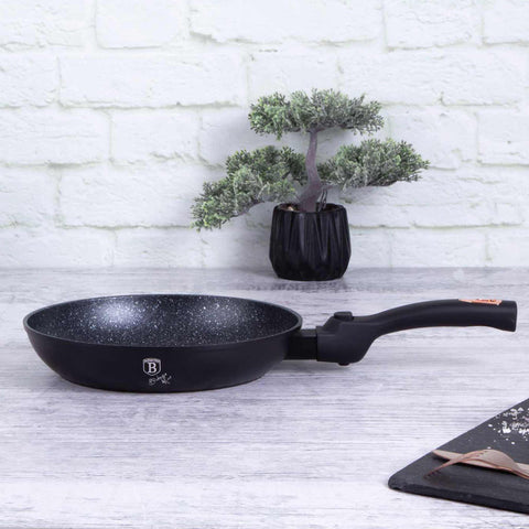 BH/1951, BH/1951NO-6, BH/1634N, Sartén de 24 cm con mango desmontable, Negro, Oro rosa, Sartén de 24 cm, Mango desmontable, Batería de cocina inteligente, Sartén, Batería de cocina, Cocina, Sartenes, Sartén con mango desmontable