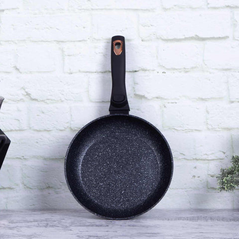 BH/1951, BH/1951NO-6, BH/1634N, Sartén de 24 cm con mango desmontable, Negro, Oro rosa, Sartén de 24 cm, Mango desmontable, Batería de cocina inteligente, Sartén, Batería de cocina, Cocina, Sartenes, Sartén con mango desmontable