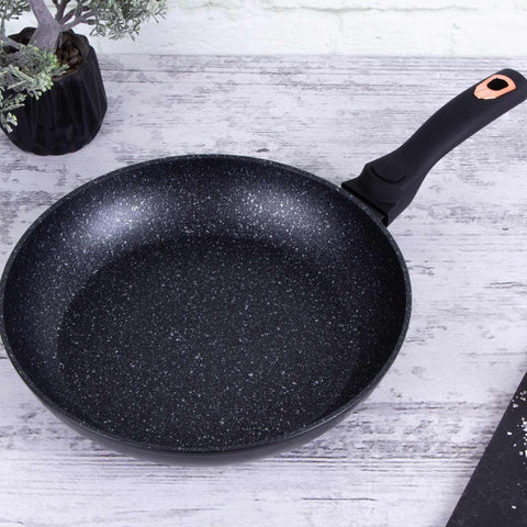  BH/1952, BH/1952NO-6, BH/1635N, Sartén de 28 cm con mango desmontable, Negro, Oro rosa, Sartén de 28 cm, Mango desmontable, Batería de cocina inteligente, Sartén, Batería de cocina, Cocina, Sartenes, Sartén con mango desmontable