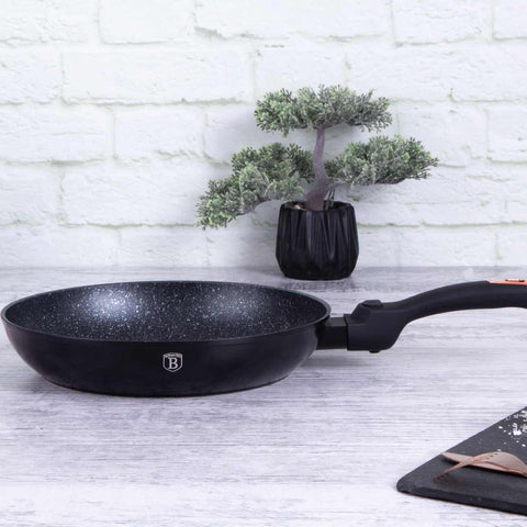 BH/1952, BH/1952NO-6, BH/1635N, Sartén de 28 cm con mango desmontable, Negro, Oro rosa, Sartén de 28 cm, Mango desmontable, Batería de cocina inteligente, Sartén, Batería de cocina, Cocina, Sartenes, Sartén con mango desmontable