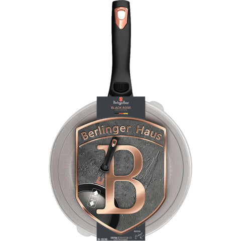  BH/1952, BH/1952NO-6, BH/1635N, Sartén de 28 cm con mango desmontable, Negro, Oro rosa, Sartén de 28 cm, Mango desmontable, Batería de cocina inteligente, Sartén, Batería de cocina, Cocina, Sartenes, Sartén con mango desmontable