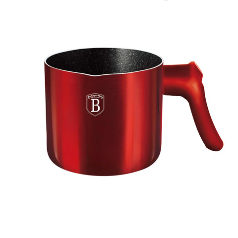  BH/1965, Lechera de 1,2 L, color burdeos, roja, Lechera, Calientaleche, Ollas y Cazuelas