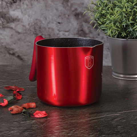  BH/1965, Lechera de 1,2 L, color burdeos, roja, Lechera, Calientaleche, Ollas y Cazuelas