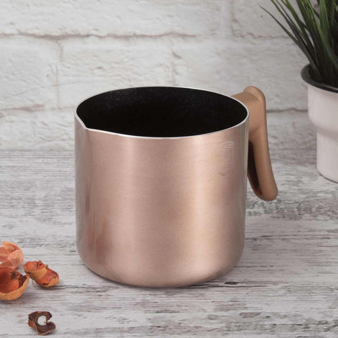  BH/1966, Lechera de 1,2 L, Oro rosa, Lechera, Calientaleche, Ollas y Cazuelas