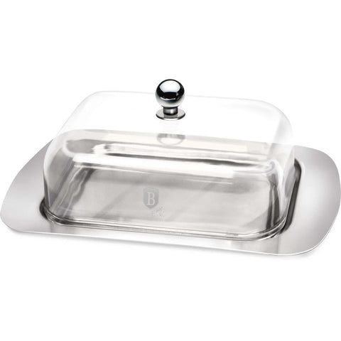  BH/1968, Mantequera con tapa de acrílico, Acero inoxidable, Mantequera, Vajilla, Otros
