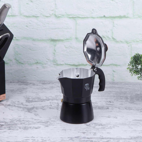  BH/1973, BH/8560, BH/8560N, Cafetera de 3 tazas, Negra, Oro rosa, Cafetera, Cafetera italiana, Cafetera italiana express, Electrodomésticos de cocina