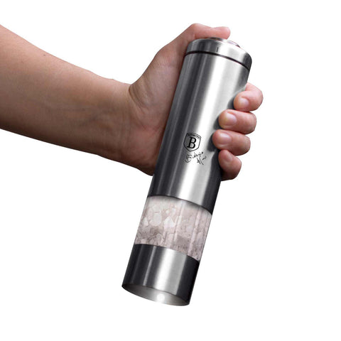  BH/1979, Molinillo eléctrico de sal y pimienta, Acero inoxidable, Molinillo de sal y pimienta, Eléctrico/a batería, Molinillo eléctrico de sal y pimienta, Molinillo de sal y pimienta, Utensilios de cocina, Molinillo de sal y pimienta