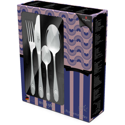 24-piece satin cutlery set