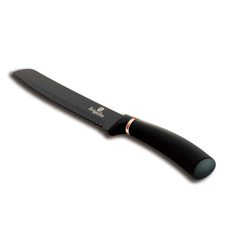 BH/2333, Ganivet de pa 20cm, Negre, Or rosa, ganivet de pa, ganivet