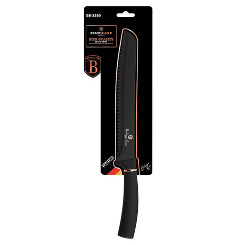 BH/2333, Ganivet de pa 20cm, Negre, Or rosa, ganivet de pa, ganivet