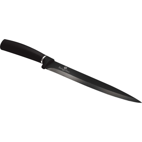 cuchillo rebanador, cuchillo, cuchillo rebanador, negro/plata, BH/2378