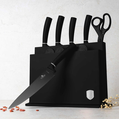 Juego De 11 Cuchillos Con Soporte Y Tabla De Cortar., Imagen lifestyle