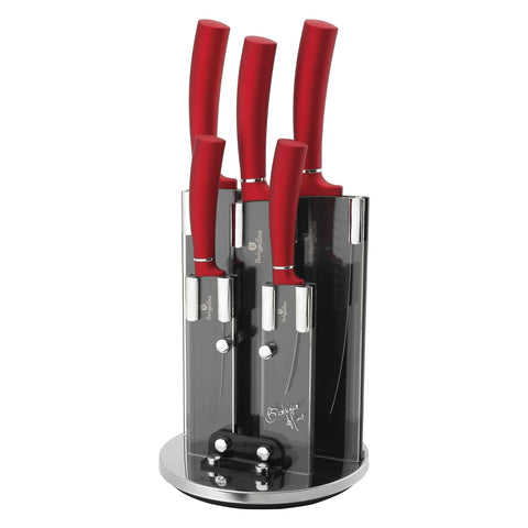 Juego De 6 Cuchillos Con Soporte De Acrílico