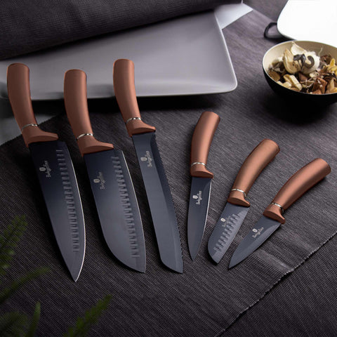  BH/2543N,BH/2558,BH/2543,Juego de cuchillos de 6 piezas,Oro rosa,T3: Juego de cuchillos de 6 piezas a.,juego de cuchillos,cuchillos,cuchillo,Cuchillos y herramientas de corte