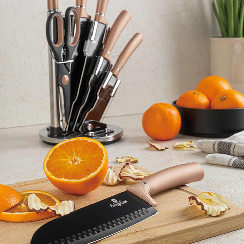  BH/2561N,BH/2691,BH/2691_OR,BH/2561,Juego de cuchillos de 8 piezas con soporte de acrílico,Oro rosa,T3: Juego de cuchillos de 8 piezas con soporte de acrílico a.,juego de cuchillos,cuchillos,cuchillo,soporte de acrílico,soporte,Cuchillos y herramientas de corte