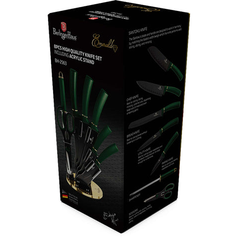 Juego De 8 Cuchillos Con Soporte De Acrílico