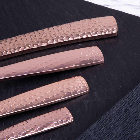  BH/2617NA, juego de cubiertos de 24 piezas con recubrimiento PVD de oro rosa pulido espejo, oro rosa, juego de cubiertos de 24 piezas, juego de cubiertos, cubiertos, espejo, vajilla