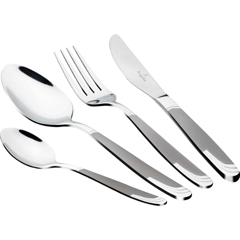  BH/2629, Juego de cubiertos de 24 piezas satinado, acero inoxidable, juego de cubiertos de 24 piezas, juego de cubiertos, cubiertos, satinado, vajilla