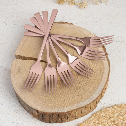  BH/2637A, juego de cubiertos de 24 piezas con recubrimiento PVD de oro rosa pulido espejo, oro rosa, juego de cubiertos de 24 piezas, juego de cubiertos, cubiertos, espejo, vajilla