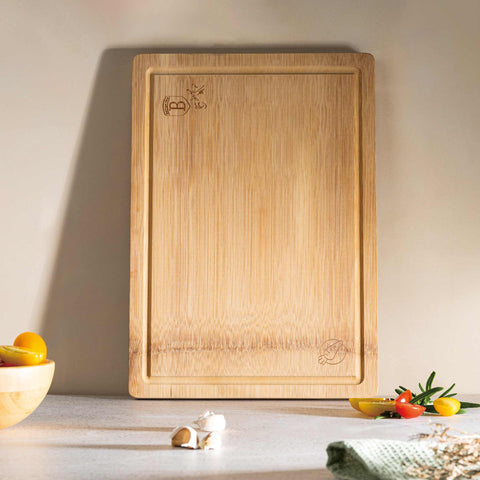 BH/2741, Taula de tallar de bambú, Fusta, Taula de tallar