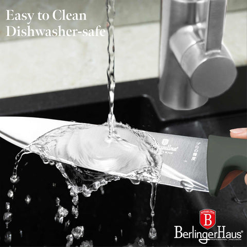  BH/2751, Juego de cuchillos de 6 piezas con soporte de BAMBÚ, Verde mate, Juego de cuchillos de 6 piezas con soporte de bambú a., Juego de cuchillos, Cuchillos, Cuchillo, Tabla de cortar, Bambú, Cuchillos y herramientas de corte