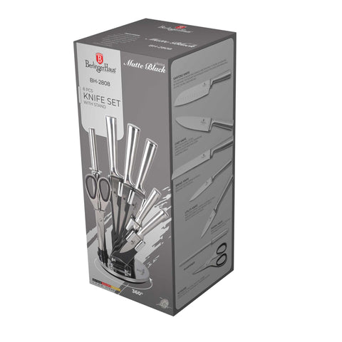  BH/2808,BH/2041,Juego de cuchillos de 8 piezas con soporte de acrílico,Acero inoxidable,T6: Juego de cuchillos de 8 piezas con soporte de acrílico b.,juego de cuchillos,cuchillos,cuchillo,soporte de acrílico,soporte,Cuchillos y herramientas de corte