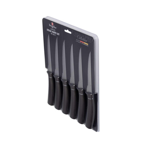 BH/2810,BH/2783,Juego de 6 cuchillos para carne,Gris oscuro,T4: Juego de 6 cuchillos para carne,blister,juego de cuchillos para carne,cuchillos para carne,Cuchillos y corte,Cuchillo para carne