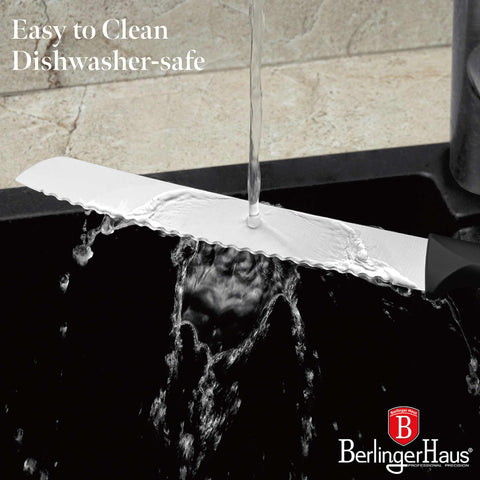  BH/2819, Cuchillo de pan 20cm, Negro, Plata, Cuchillo de pan, Cuchillo, Cuchillos y corte