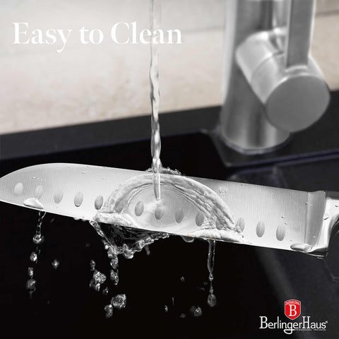  BH/2823, Cuchillo Santoku 17,5cm, Acero Inoxidable, Cuchillo Santoku, Cuchillo, Cuchillos y Herramientas de Corte